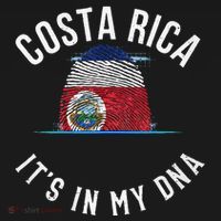 Vintage Costa Rica Flag It Is In My DNA Costa Rican Gift T-Shirt thumb 7