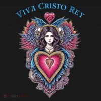 Viva Cristo Rey Sacred Heart Roman Catholic Sweatshirt thumb 3