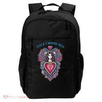 Viva Cristo Rey Sacred Heart Roman Catholic Backpack thumb 0