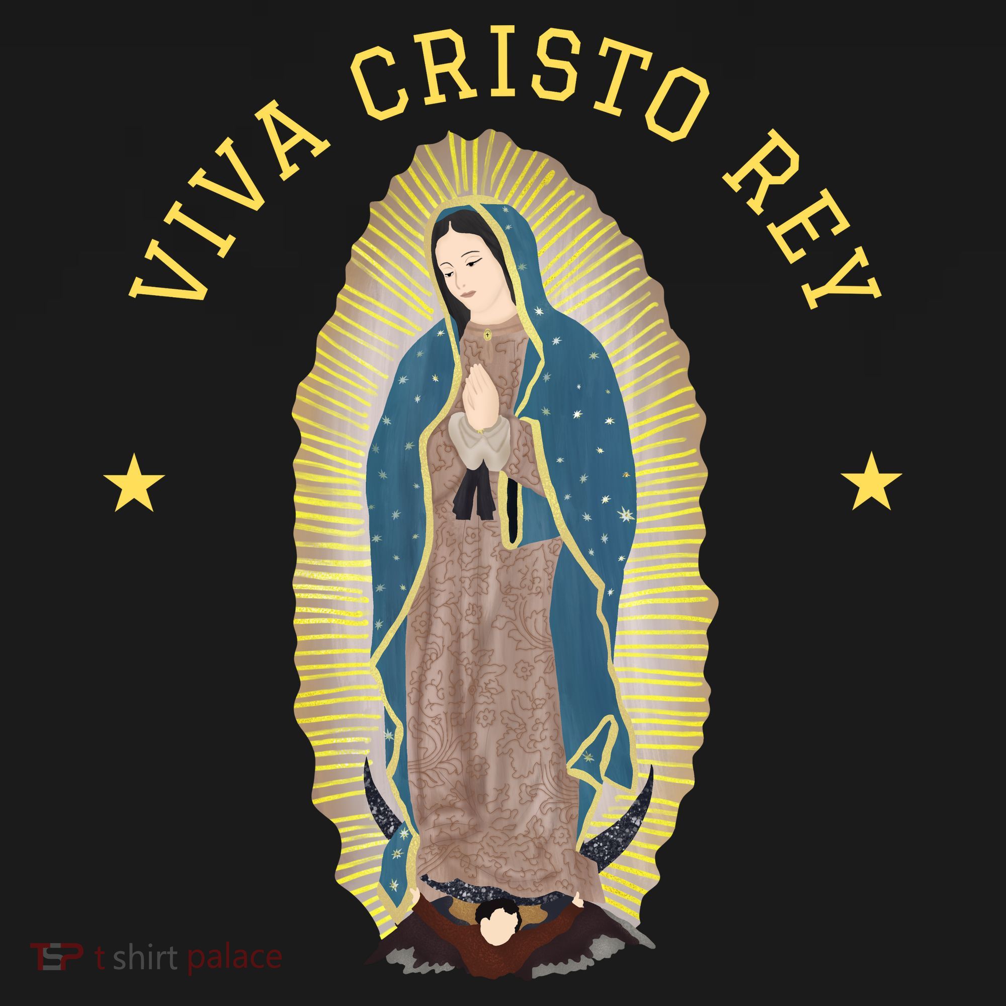 Viva Cristo Rey Our Lady Of Guadalupe Roman Catholic Gift T-Shirt