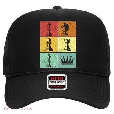 Vintage Colorful Retro Chess Gaming Cool Gift Hat