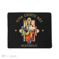 Viva Cristo Rey Roman Catholic Gift Mousepad thumb 0