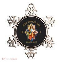 Viva Cristo Rey Roman Catholic Gift Ornament thumb 0