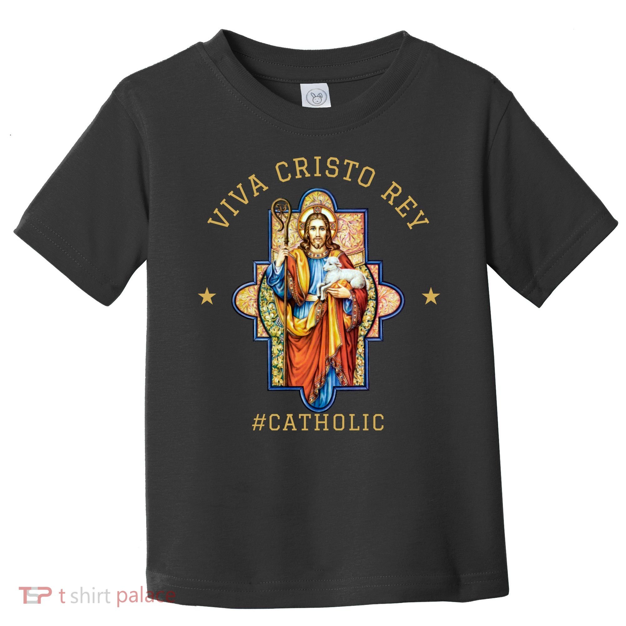 Viva Cristo Rey Roman Catholic Gift Toddler T-Shirt