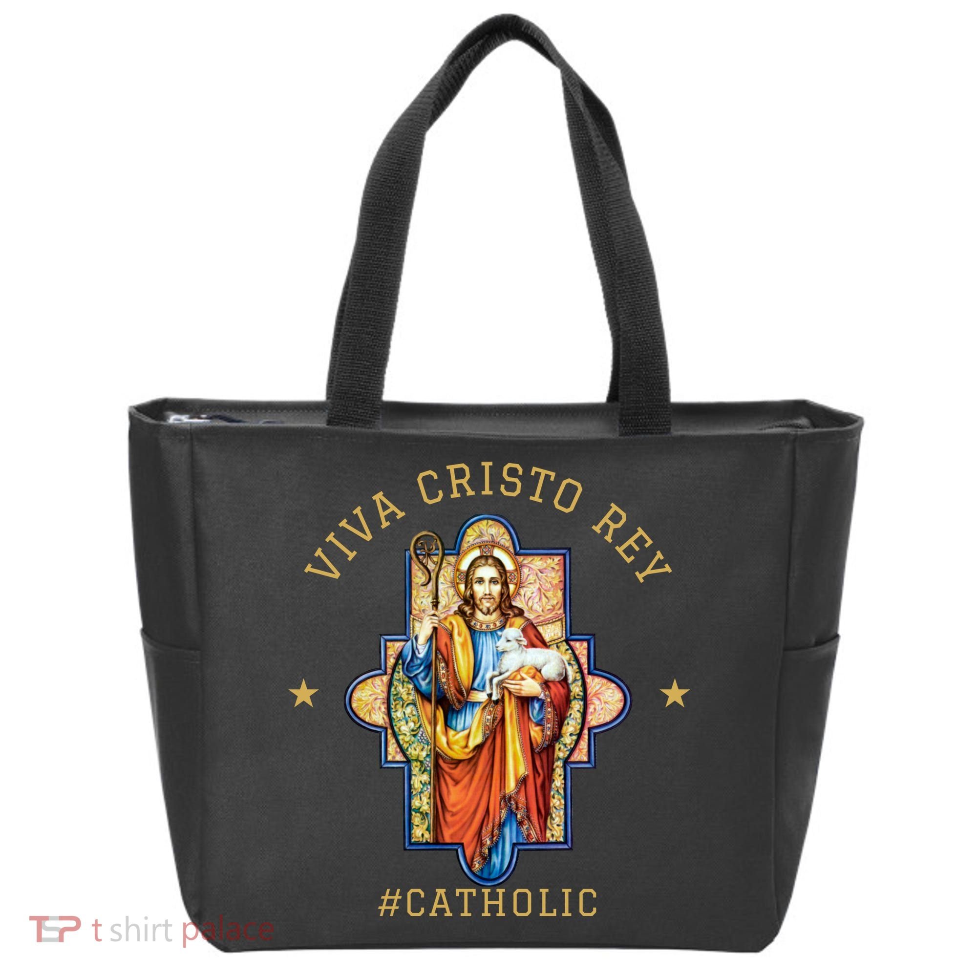 Viva Cristo Rey Roman Catholic Gift Tote Bag