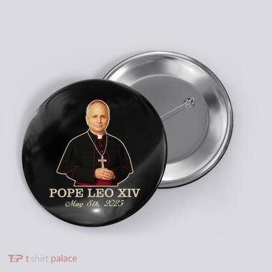 Vivo Christo Rey Pope LEO XIV May 8th, 2025 Catholic Pope Button