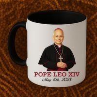 Vivo Christo Rey Pope LEO XIV May 8th, 2025 Catholic Pope Coffee Mug thumb 2