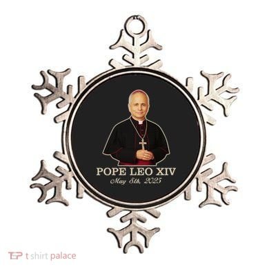 Vivo Christo Rey Pope LEO XIV May 8th, 2025 Catholic Pope Ornament