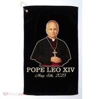 Vivo Christo Rey Pope LEO XIV May 8th, 2025 Catholic Pope Golf Towel thumb 0
