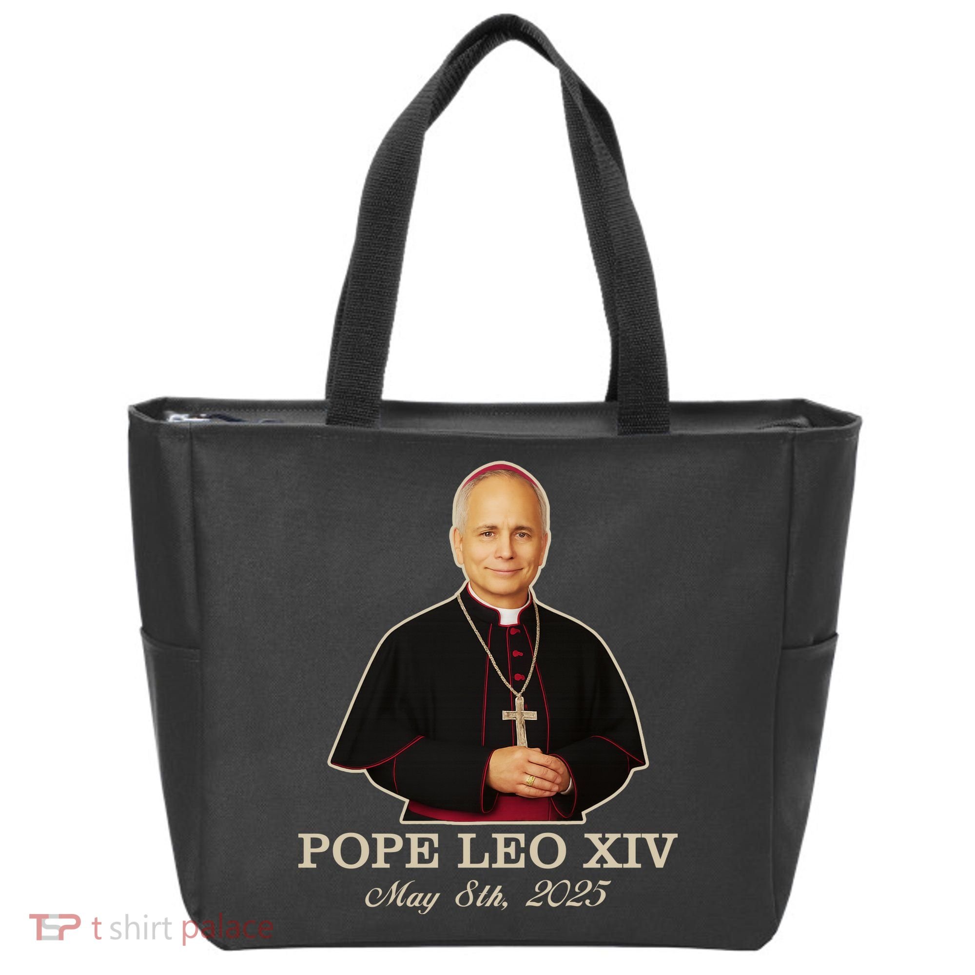 Vivo Christo Rey Pope LEO XIV May 8th, 2025 Catholic Pope Tote Bag