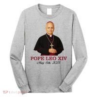 Vivo Christo Rey Pope LEO XIV May 8th, 2025 Catholic Pope Long Sleeve Shirt thumb 0