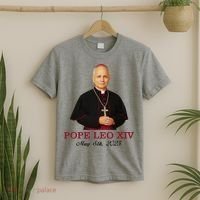 Vivo Christo Rey Pope LEO XIV May 8th, 2025 Catholic Pope T-Shirt thumb 2