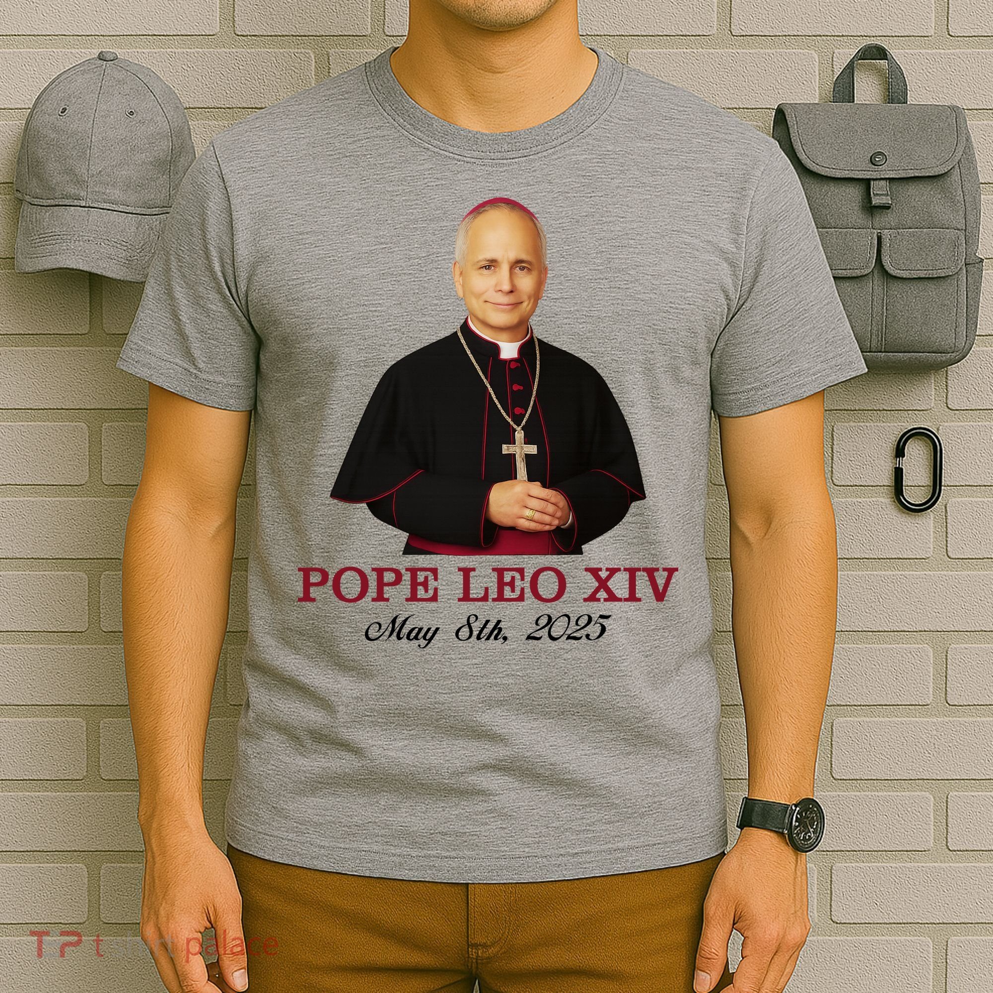 Vivo Christo Rey Pope LEO XIV May 8th, 2025 Catholic Pope T-Shirt