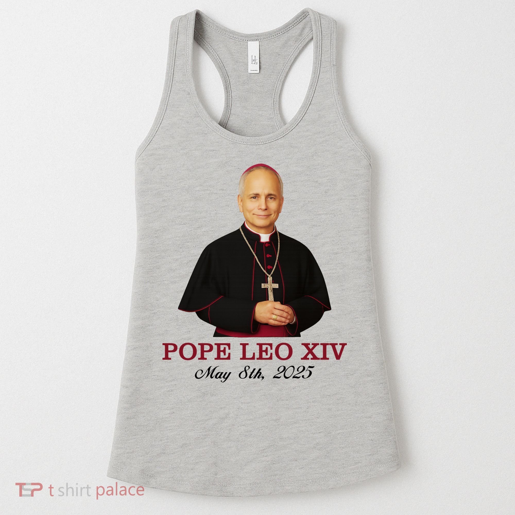 Vivo Christo Rey Pope LEO XIV May 8th, 2025 Catholic Pope Women's Tank Top