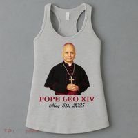 Vivo Christo Rey Pope LEO XIV May 8th, 2025 Catholic Pope Women's Tank Top thumb 3