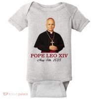 Vivo Christo Rey Pope LEO XIV May 8th, 2025 Catholic Pope Baby Bodysuit thumb 0
