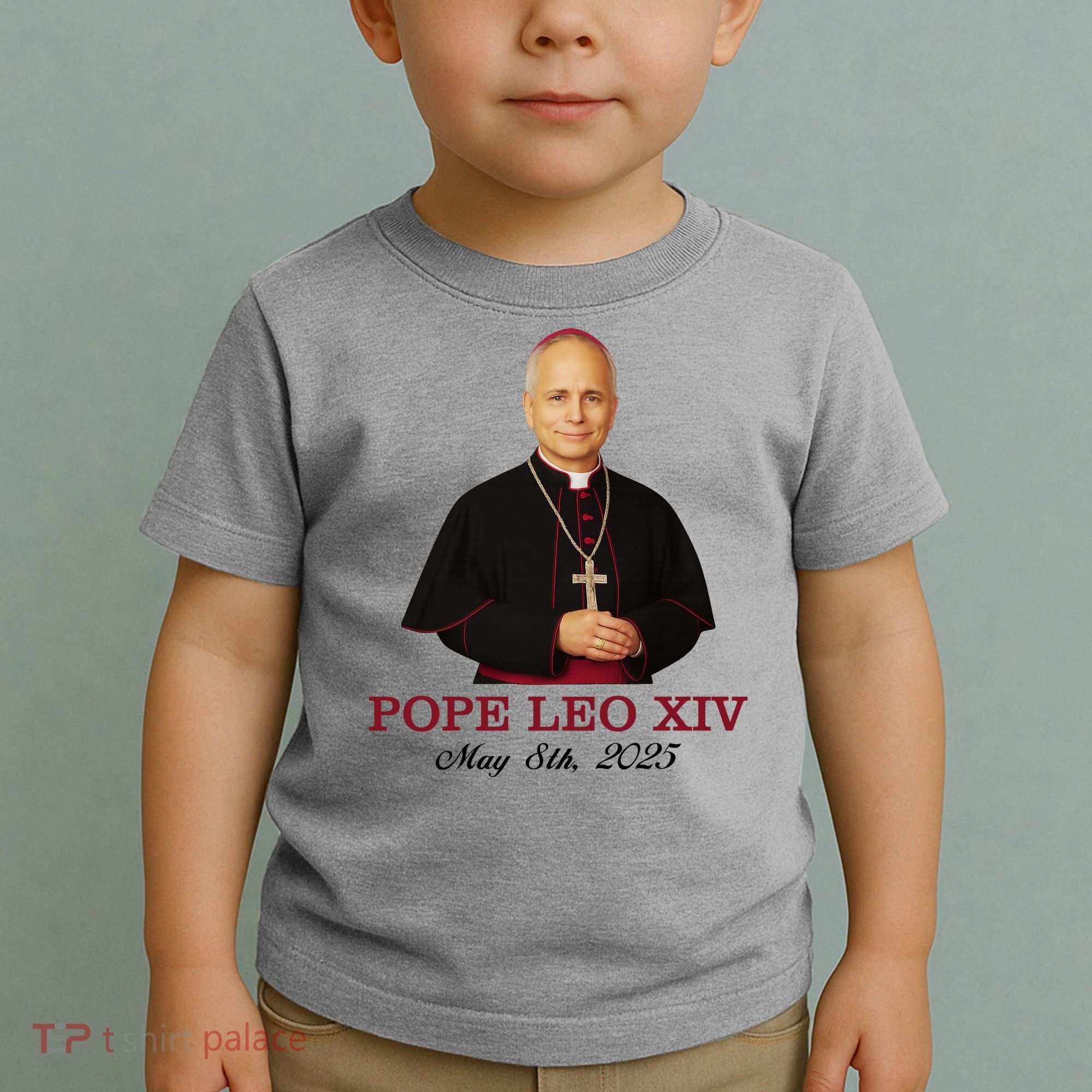 Vivo Christo Rey Pope LEO XIV May 8th, 2025 Catholic Pope Toddler T-Shirt