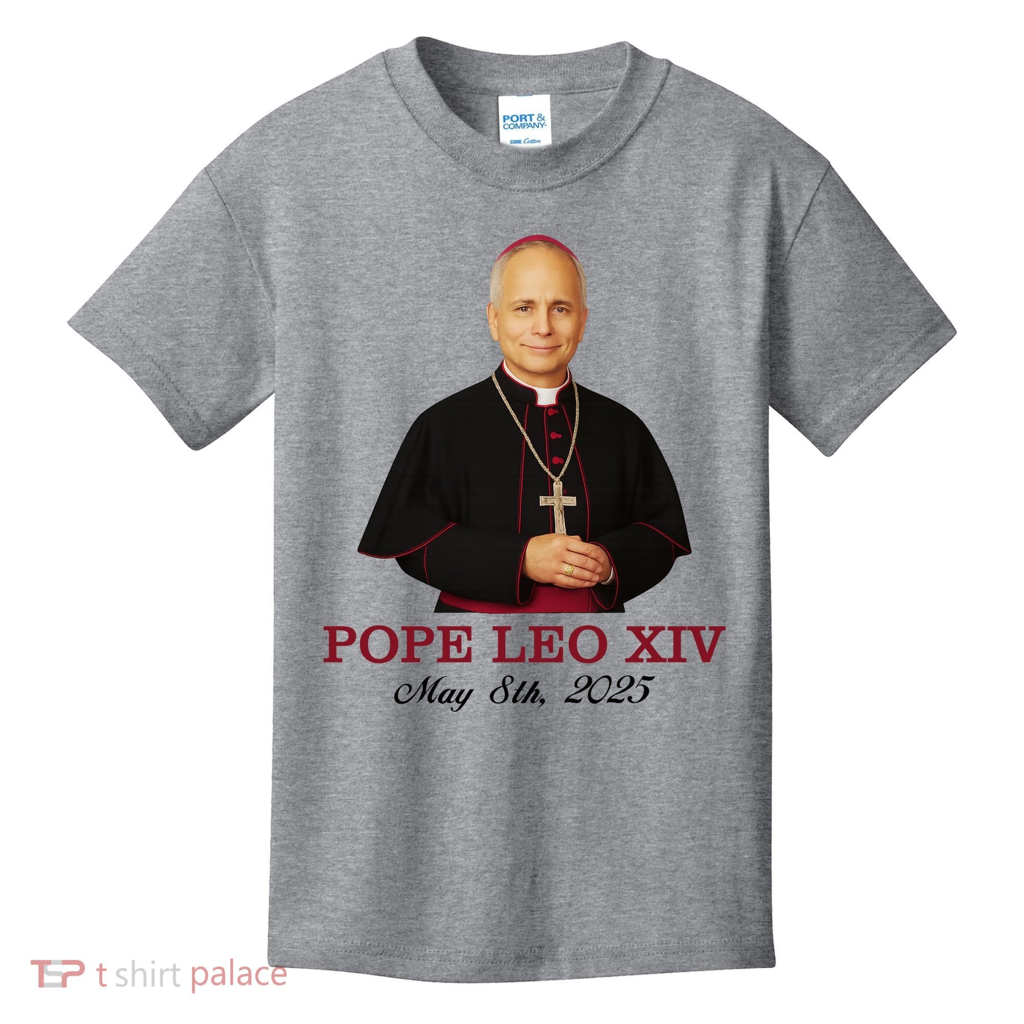 Vivo Christo Rey Pope LEO XIV May 8th, 2025 Catholic Pope Kids T-Shirt