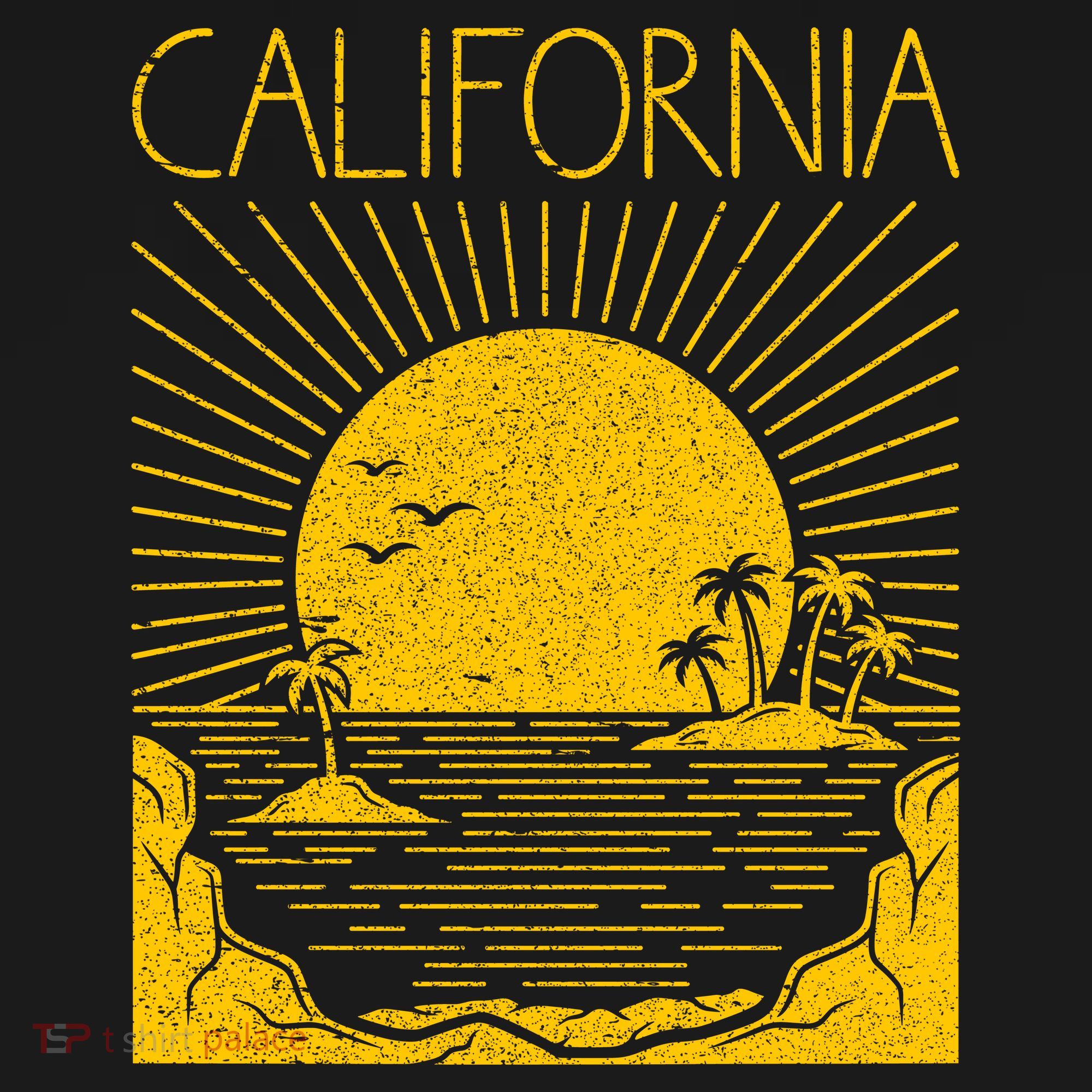 Vintage California Rising Sun T-Shirt
