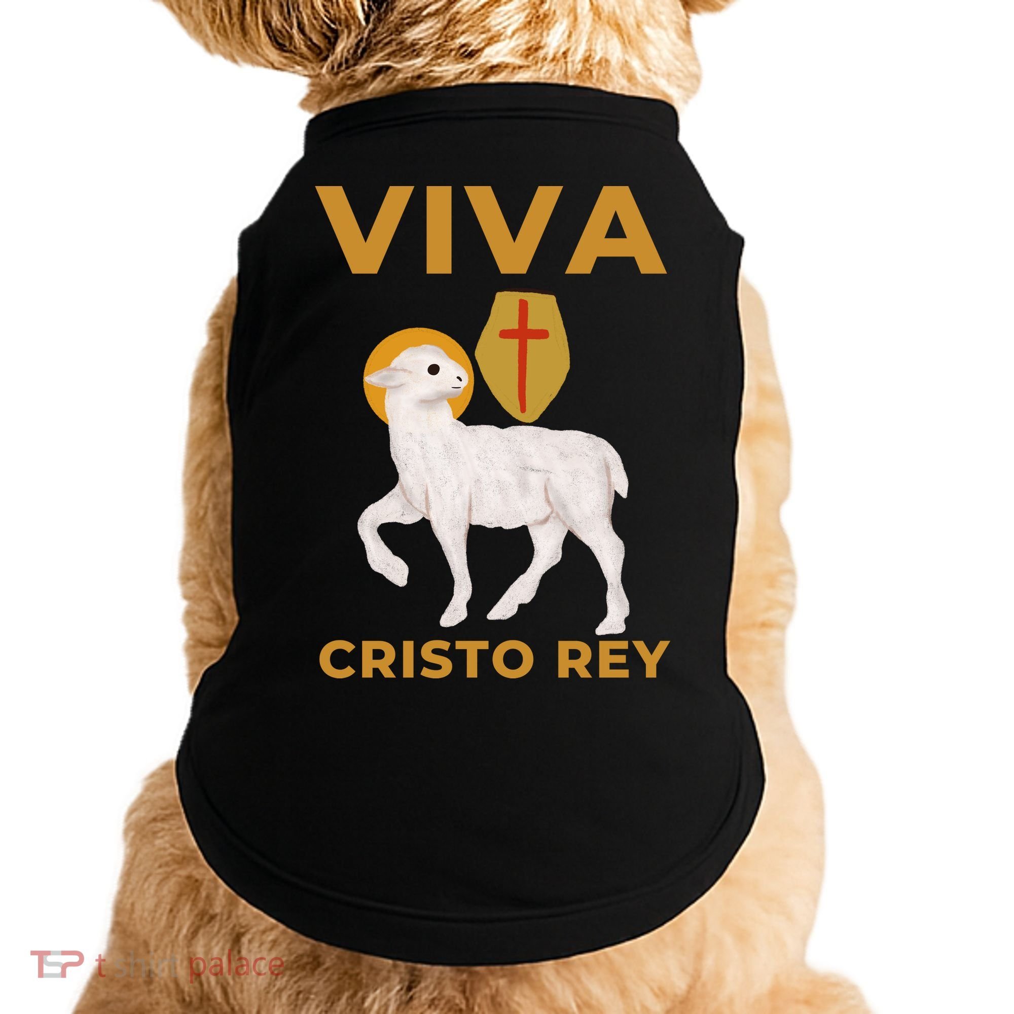 Viva Cristo Rey Roman Catholic Gift Doggie Tank