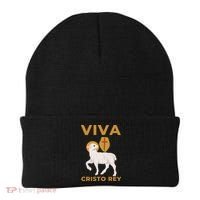Viva Cristo Rey Roman Catholic Gift Beanie thumb 0