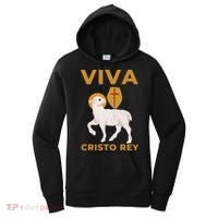 Viva Cristo Rey Roman Catholic Gift Women's Hoodie thumb 0