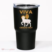 Viva Cristo Rey Roman Catholic Gift Tumbler thumb 0