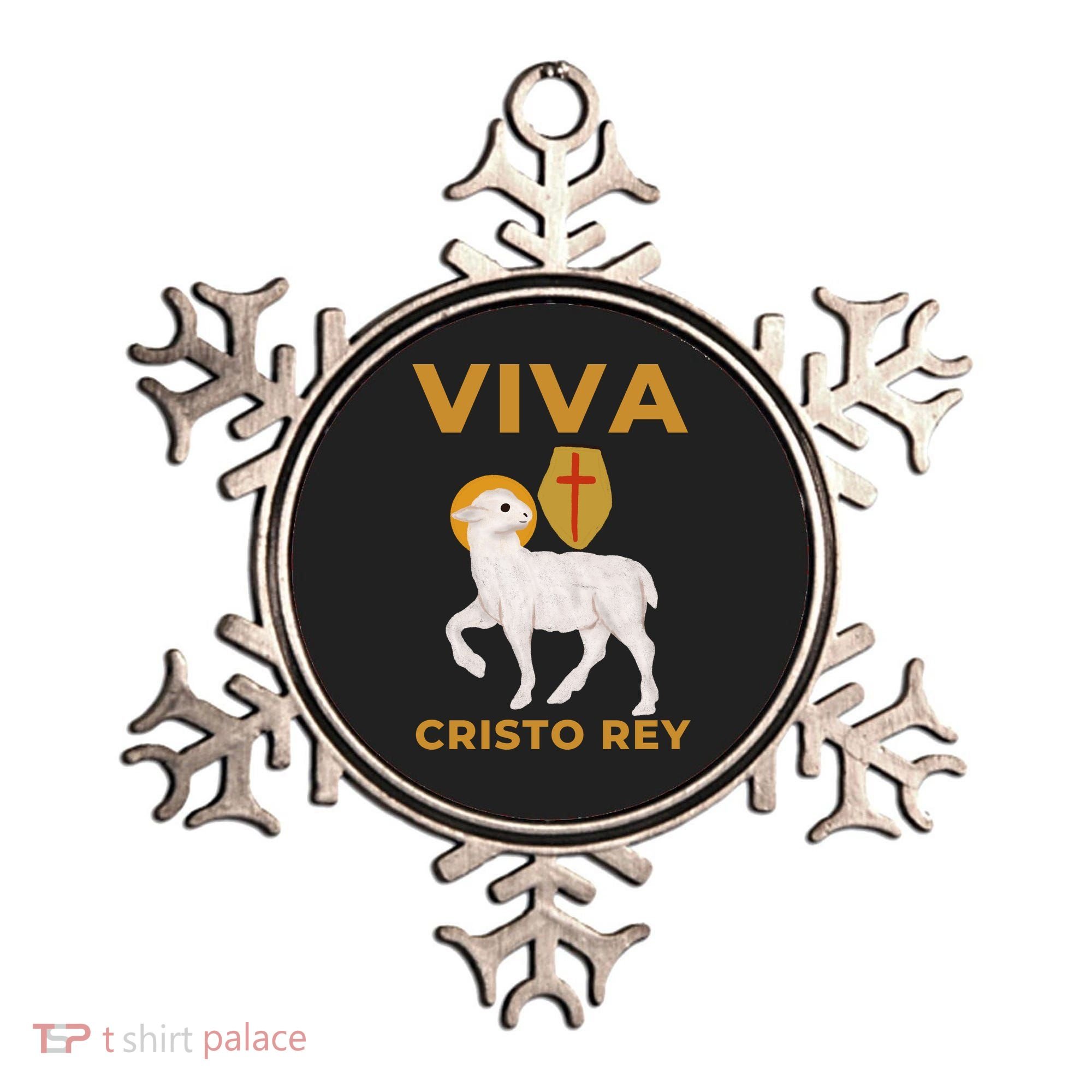 Viva Cristo Rey Roman Catholic Gift Ornament