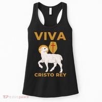 Viva Cristo Rey Roman Catholic Gift Women's Tank Top thumb 0