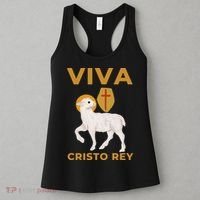 Viva Cristo Rey Roman Catholic Gift Women's Tank Top thumb 3