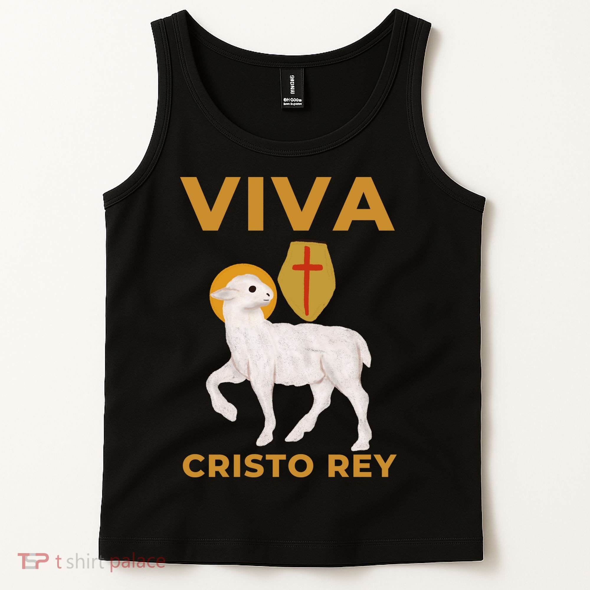 Viva Cristo Rey Roman Catholic Gift Tank Top