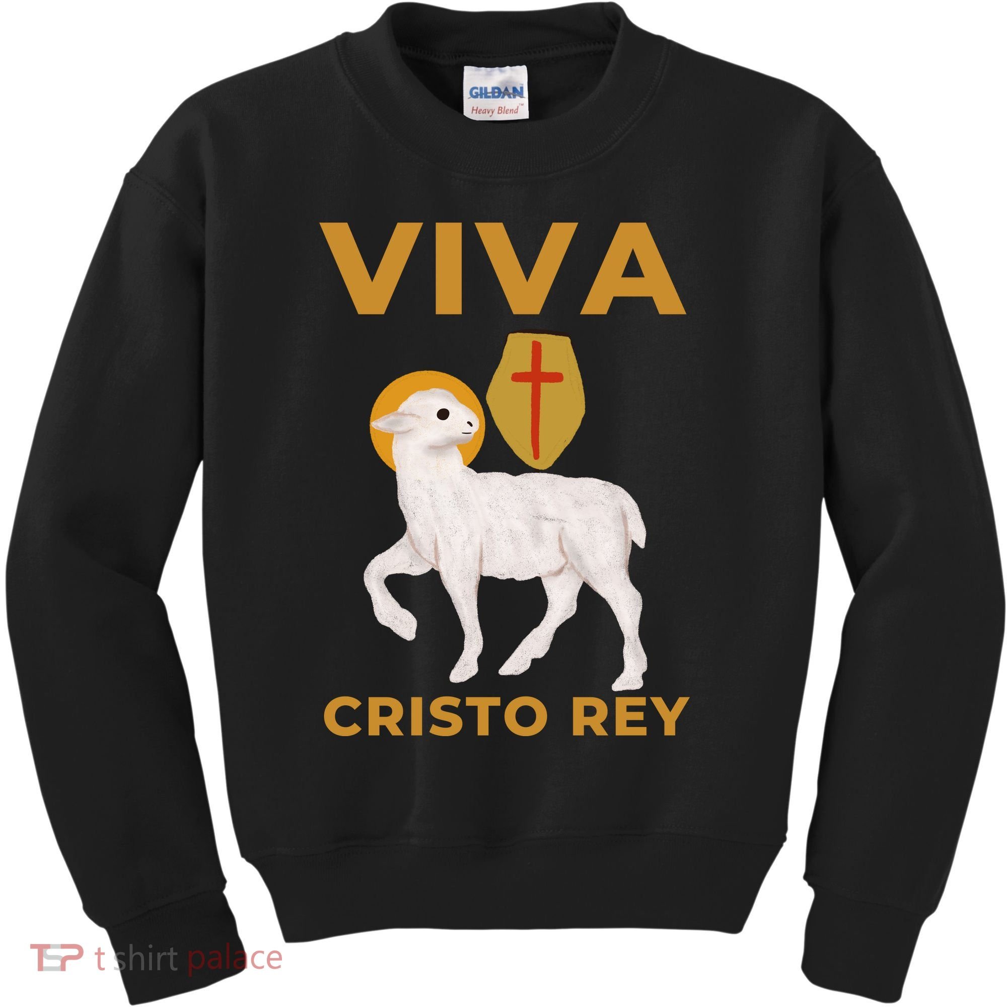 Viva Cristo Rey Roman Catholic Gift Kids Sweatshirt