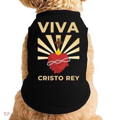 Viva Cristo Rey Roman Catholic Gift Doggie Tank