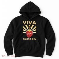 Viva Cristo Rey Roman Catholic Gift Hoodie thumb 0