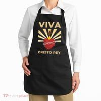 Viva Cristo Rey Roman Catholic Gift Apron thumb 2