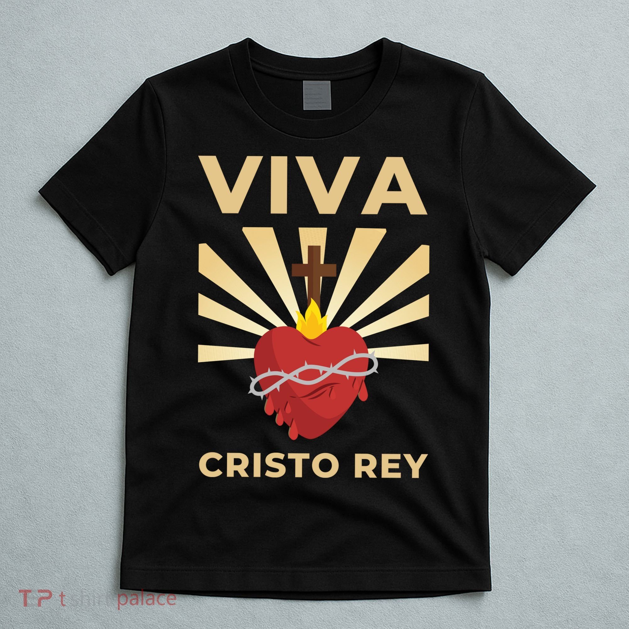 Viva Cristo Rey Roman Catholic Gift T-Shirt