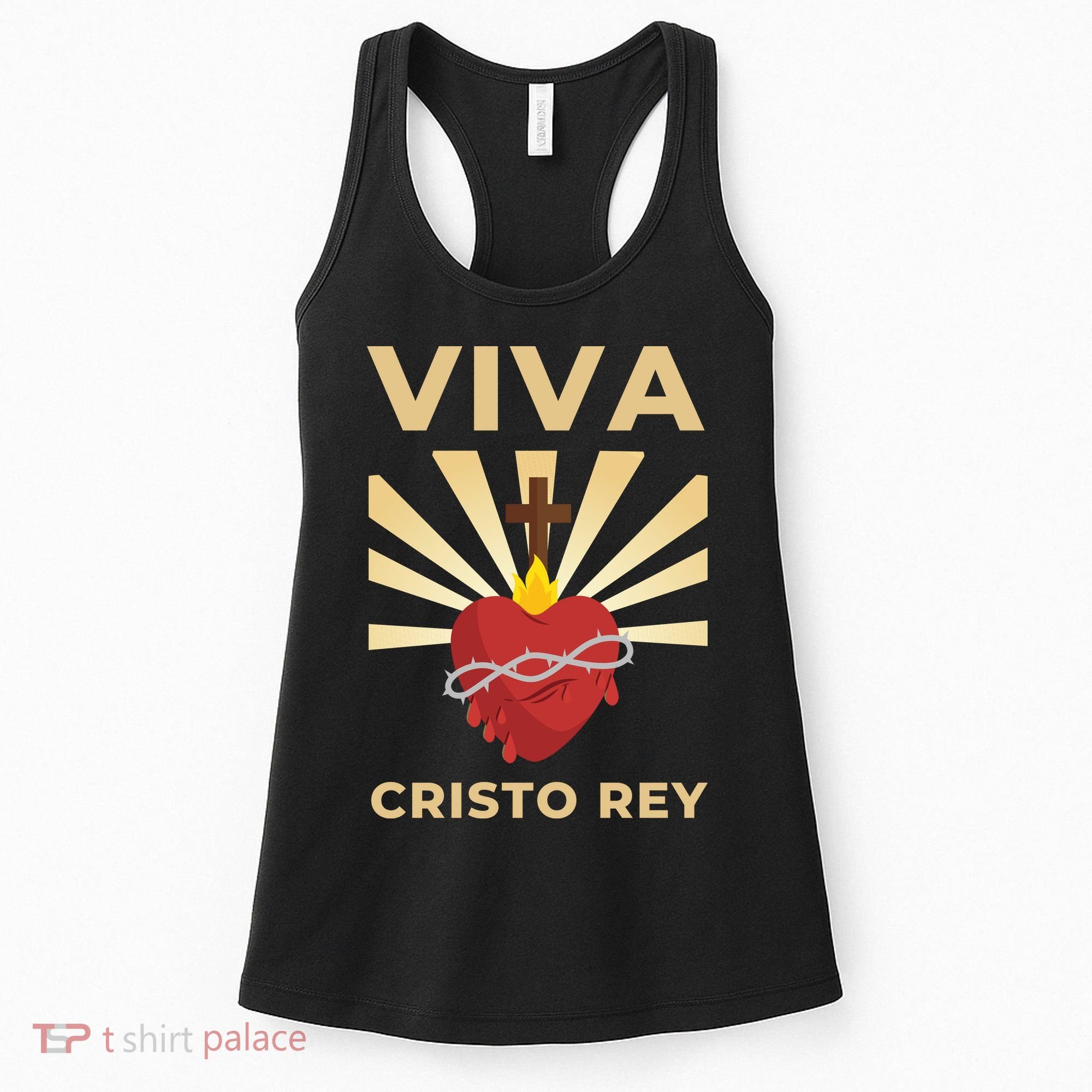Viva Cristo Rey Roman Catholic Gift Women's Tank Top
