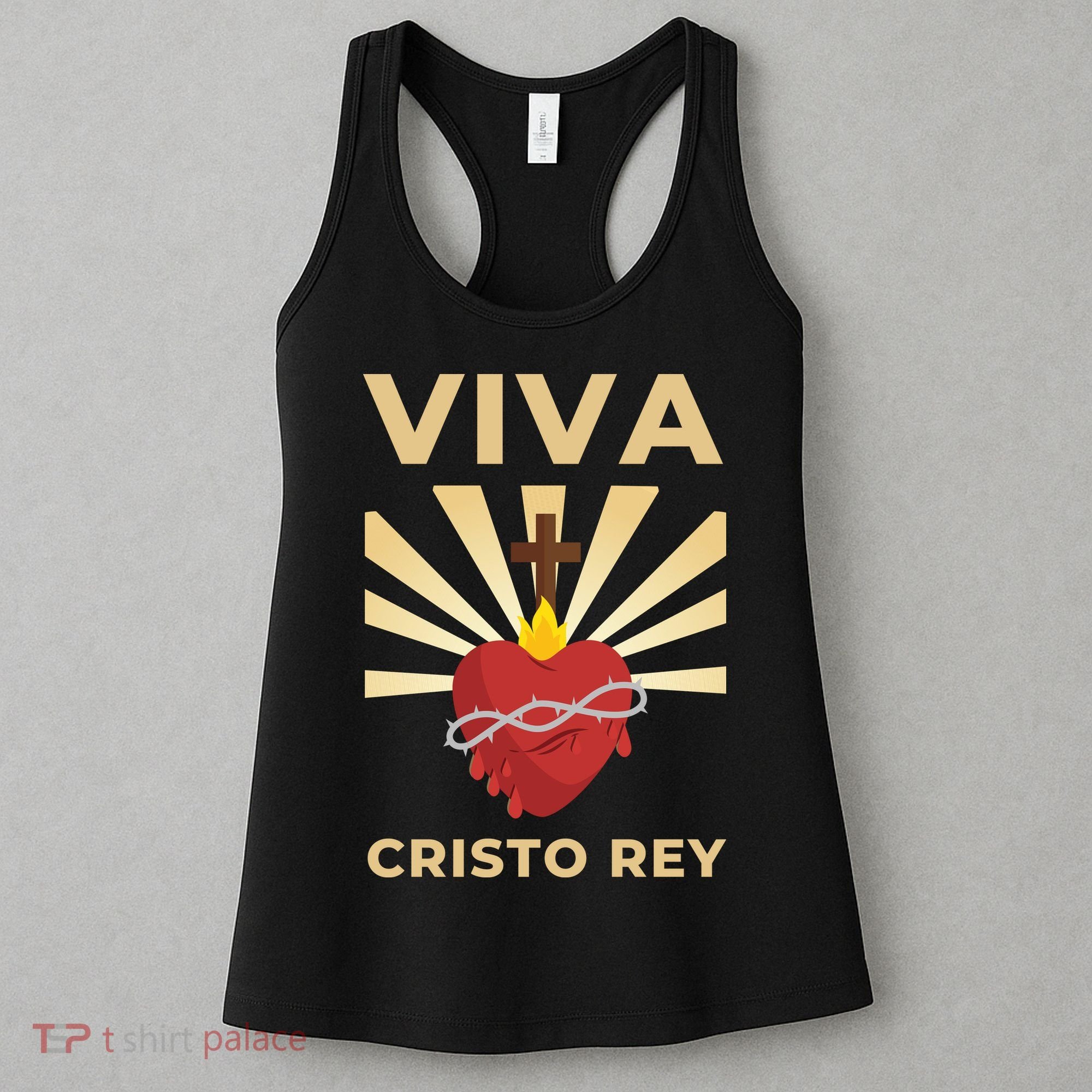 Viva Cristo Rey Roman Catholic Gift Women's Tank Top