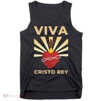 Viva Cristo Rey Roman Catholic Gift Tank Top thumb 0