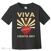 Viva Cristo Rey Roman Catholic Gift Toddler T-Shirt thumb 0
