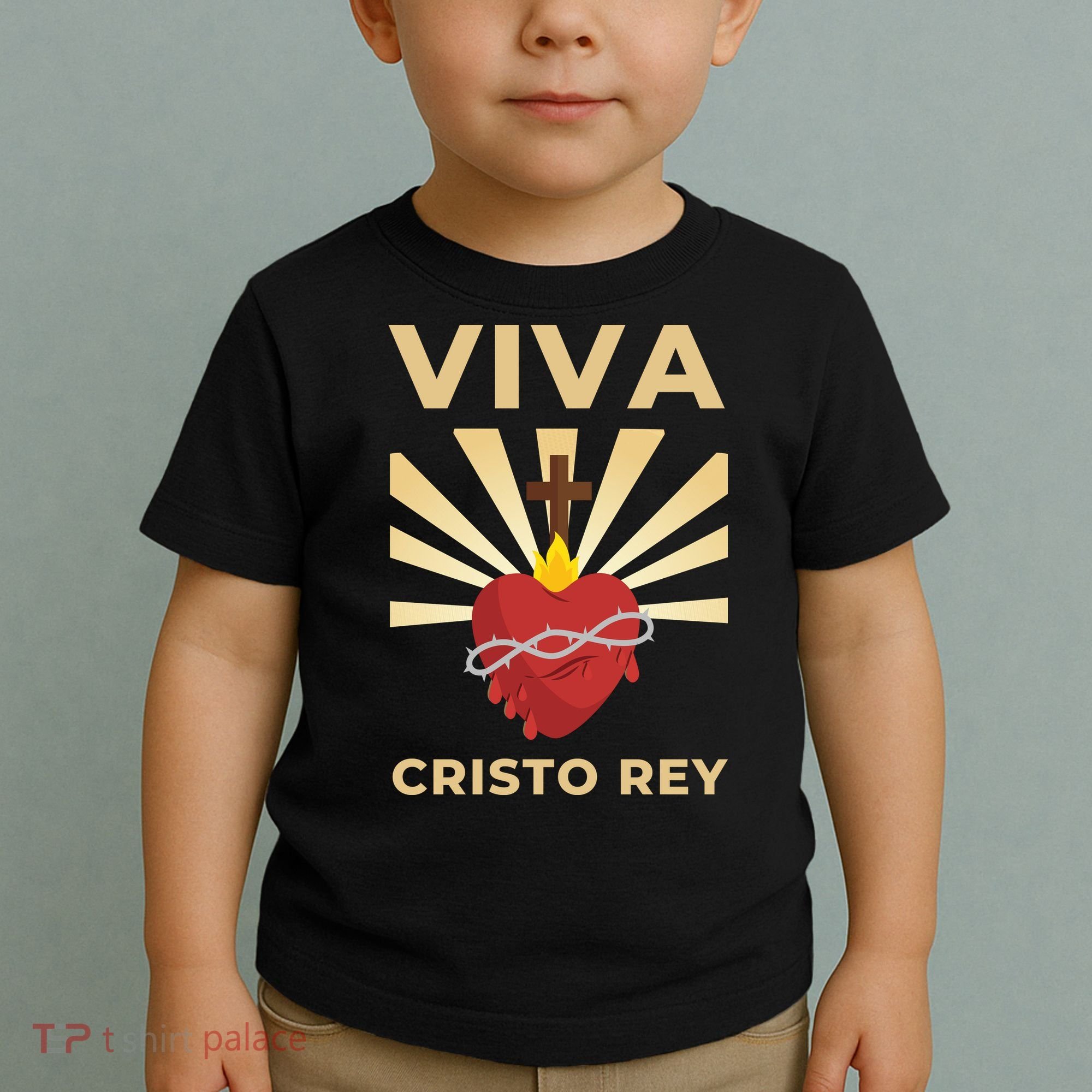 Viva Cristo Rey Roman Catholic Gift Toddler T-Shirt