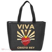 Viva Cristo Rey Roman Catholic Gift Tote Bag thumb 0
