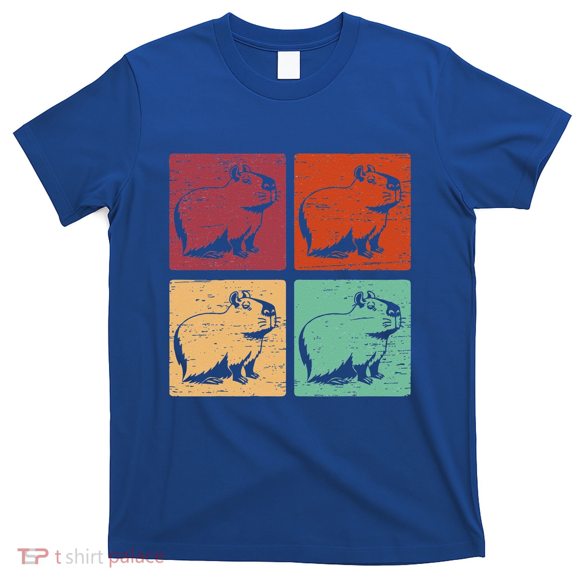 Vintage Capybara Rodent Animals Capybaras T-Shirt