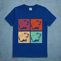 Vintage Capybara Rodent Animals Capybaras T-Shirt thumb 5