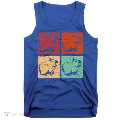 Vintage Capybara Rodent Animals Capybaras Tank Top