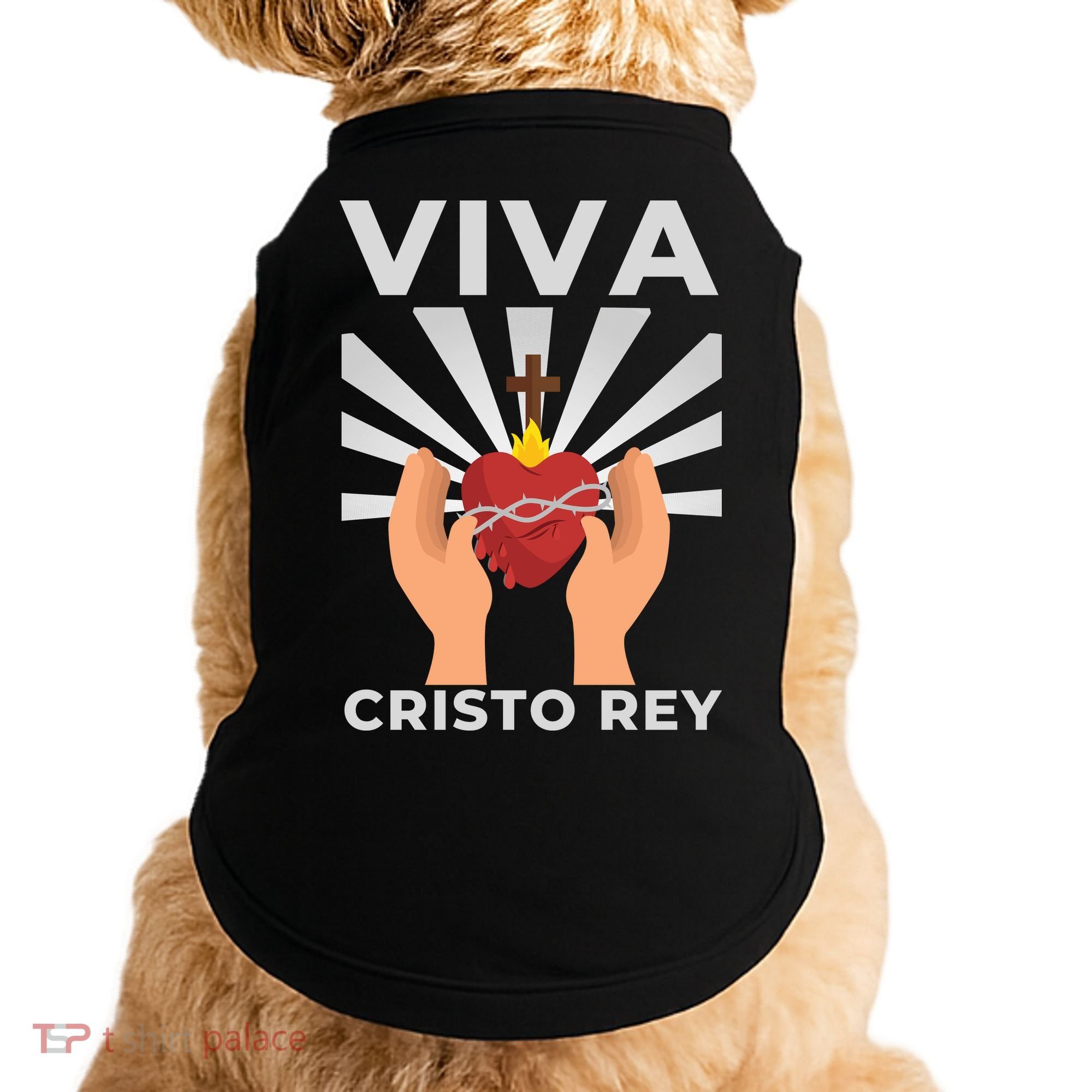 Viva Cristo Rey Roman Catholic Gift Doggie Tank