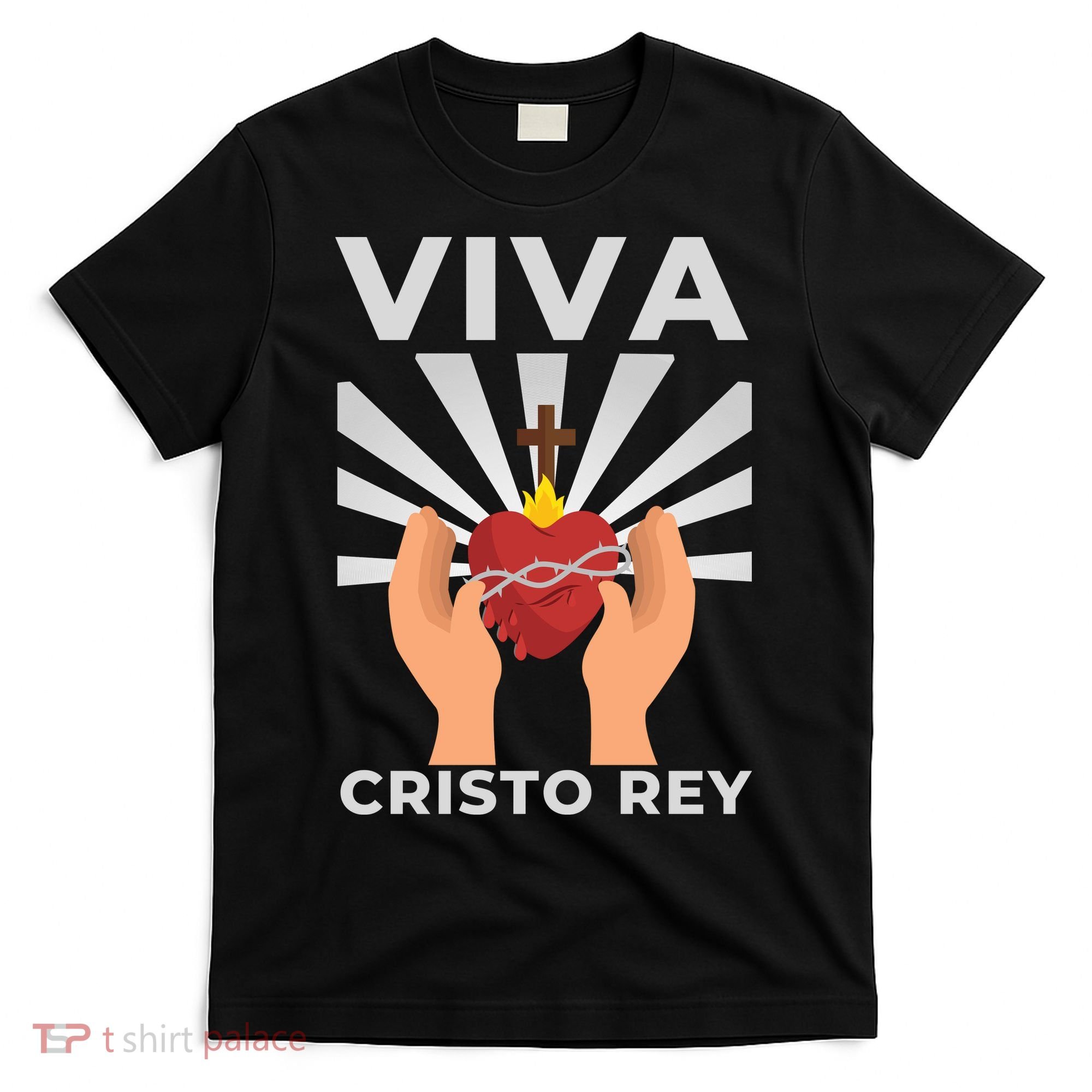 Viva Cristo Rey Roman Catholic Gift T-Shirt