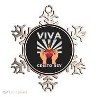Viva Cristo Rey Roman Catholic Gift Ornament thumb 0
