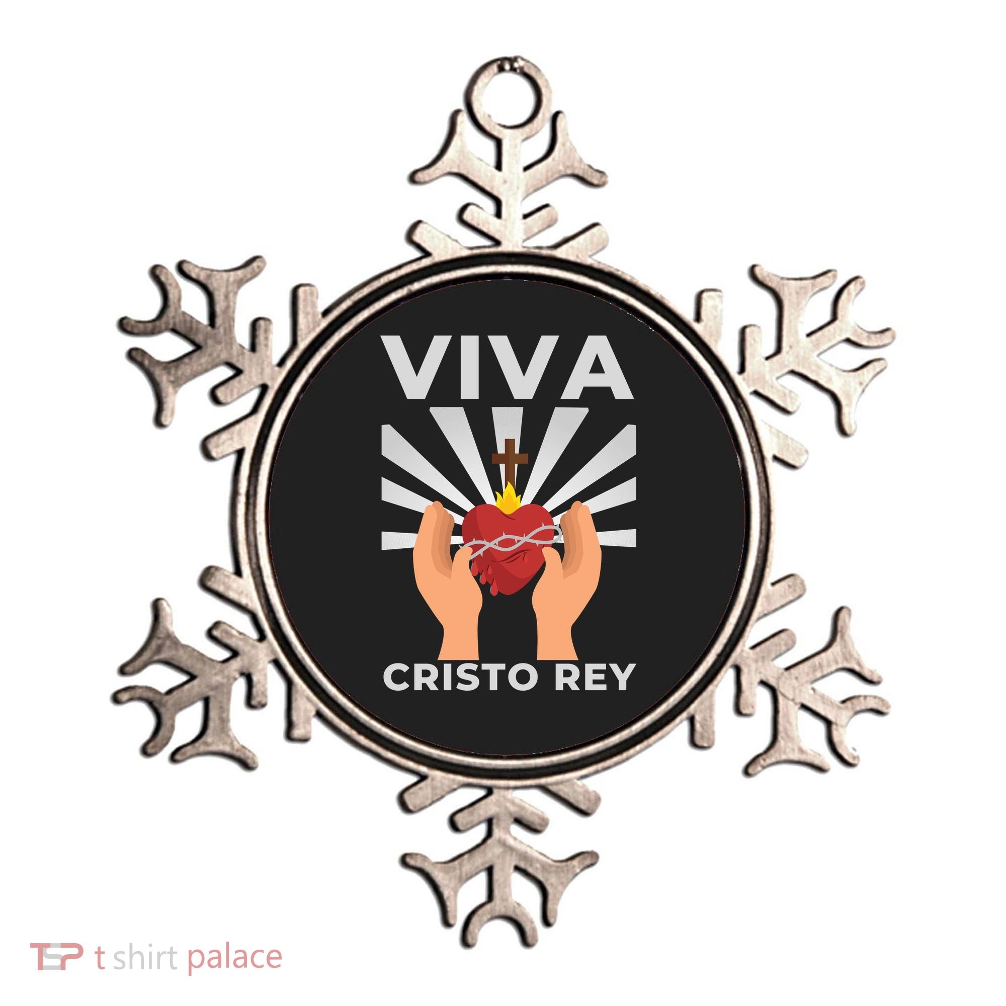 Viva Cristo Rey Roman Catholic Gift Ornament