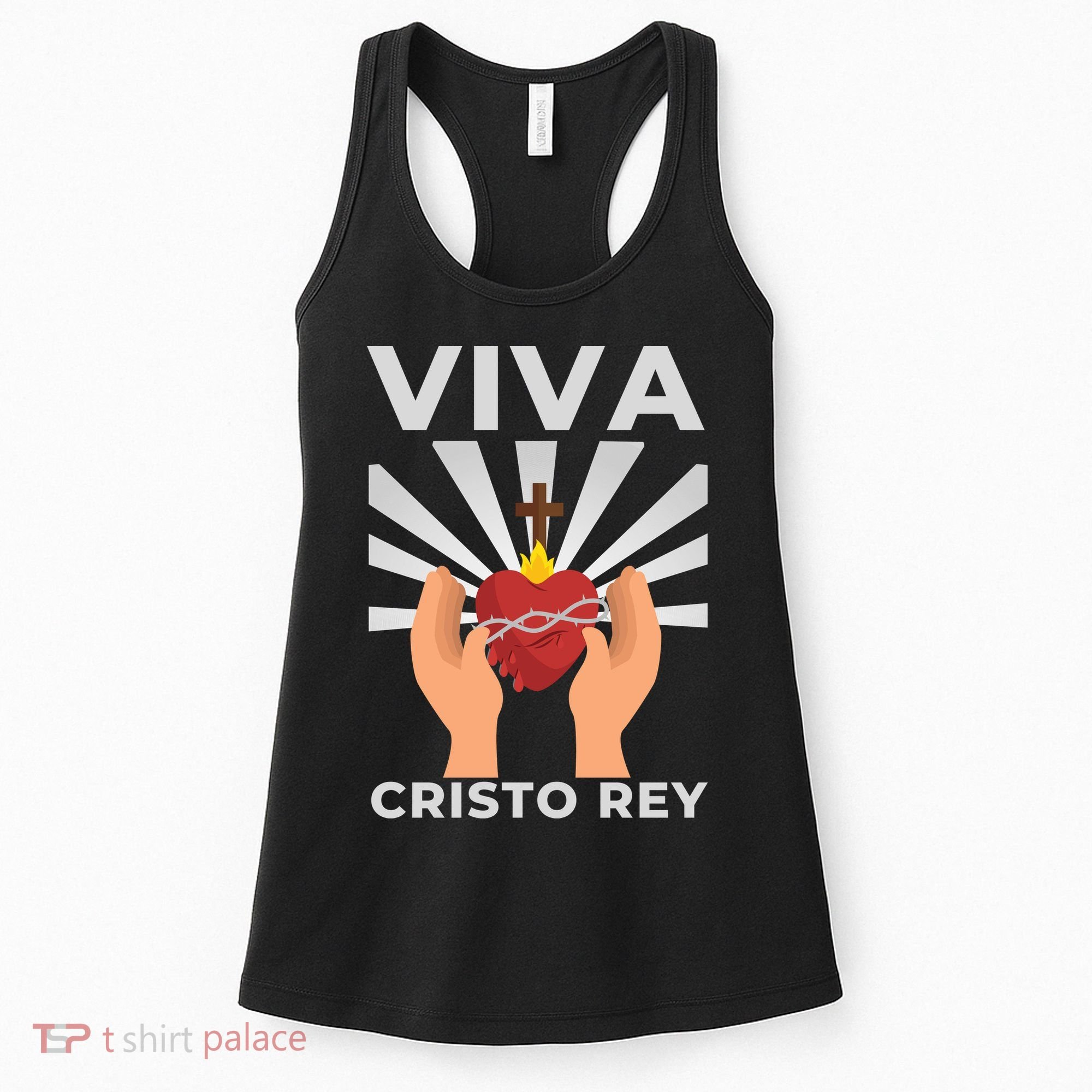 Viva Cristo Rey Roman Catholic Gift Women's Tank Top